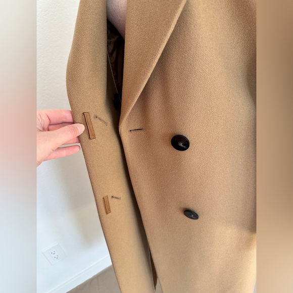 Massimo Dutti Camel Wool Coat -XS/S - Picture 4 of 7